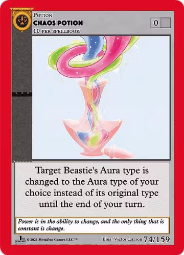 Chaos Potion (74), Cryptid Nation: First Edition — MetaZoo card price