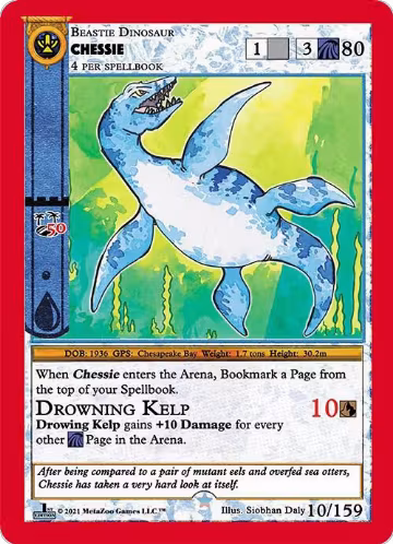 Chessie (10), Cryptid Nation: First Edition — MetaZoo card price
