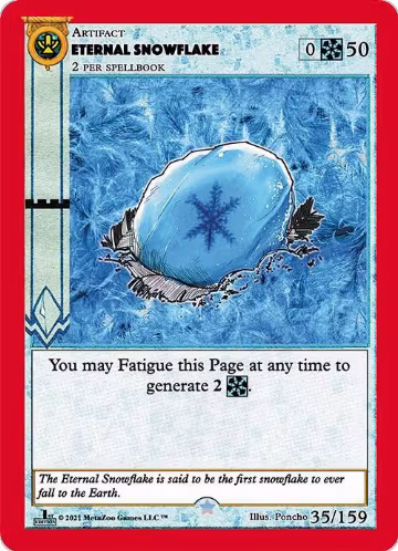 Eternal Snowflake (35), Cryptid Nation: First Edition — MetaZoo card price