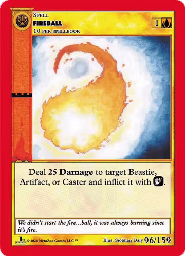 Fireball (96), Cryptid Nation: First Edition — MetaZoo card price