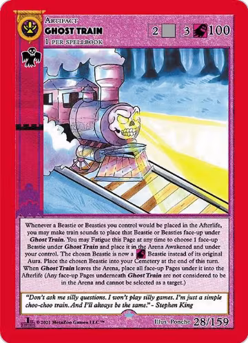 Ghost Train (28), Cryptid Nation: First Edition — MetaZoo card price