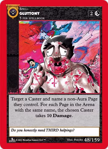 Gluttony (48), Cryptid Nation: First Edition — MetaZoo card price