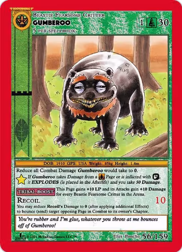 Gumberoo (56), Cryptid Nation: First Edition — MetaZoo card price