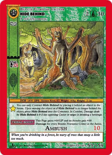 Hide Behind (53), Cryptid Nation: First Edition — MetaZoo card price
