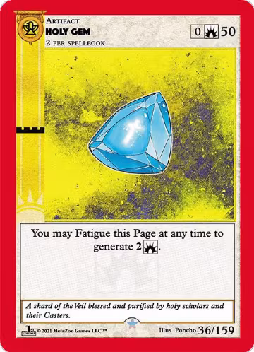 Holy Gem (36), Cryptid Nation: First Edition — MetaZoo card price