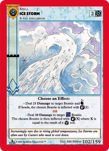 Ice Storm (102), Cryptid Nation: First Edition — MetaZoo card price