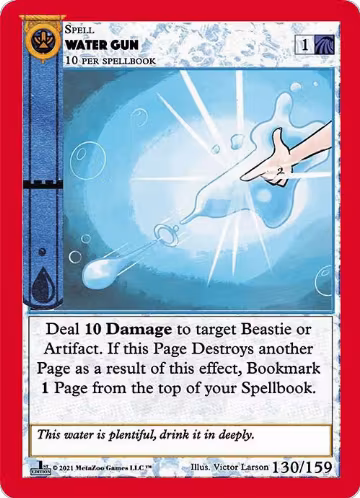Water Gun (130), Cryptid Nation: First Edition — MetaZoo card price