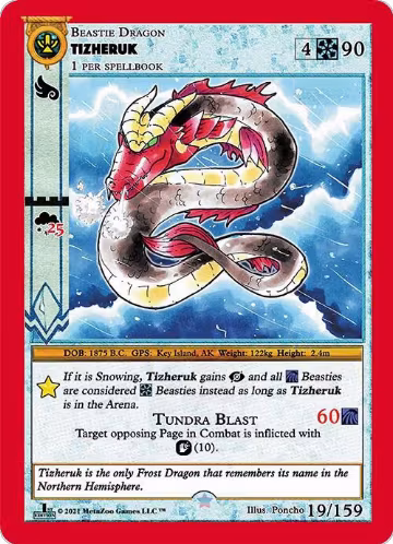 Tizheruk (19), Cryptid Nation: First Edition — MetaZoo card price