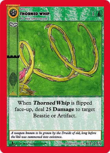 Thorned Whip (63), Cryptid Nation: First Edition — MetaZoo card price