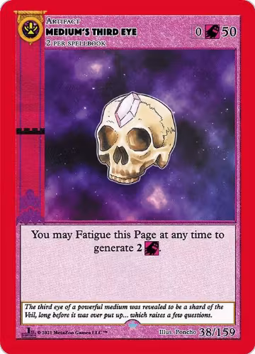 Medium's Third Eye (38), Cryptid Nation: First Edition — MetaZoo card price