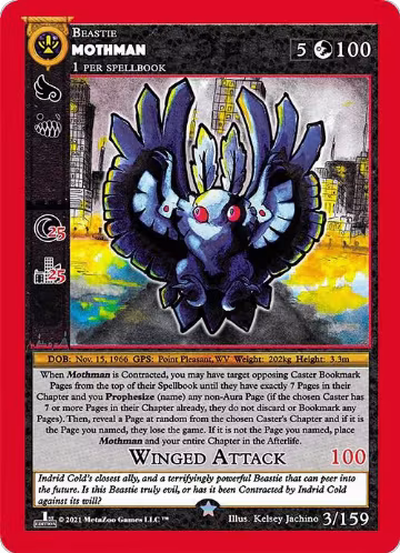 Mothman (3), Cryptid Nation: First Edition — MetaZoo card price