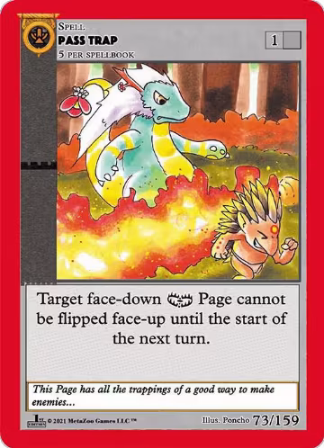 Pass Trap (73), Cryptid Nation: First Edition — MetaZoo card price