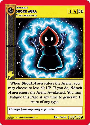 Shock Aura (116), Cryptid Nation: First Edition — MetaZoo card price