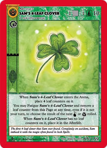 Sam's 4-Leaf Clover (65), Cryptid Nation: First Edition — MetaZoo card price