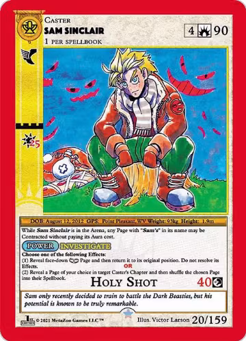 Sam Sinclair (20), Cryptid Nation: First Edition — MetaZoo card price