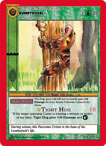 Rumptifusel (59), Cryptid Nation: First Edition — MetaZoo card price