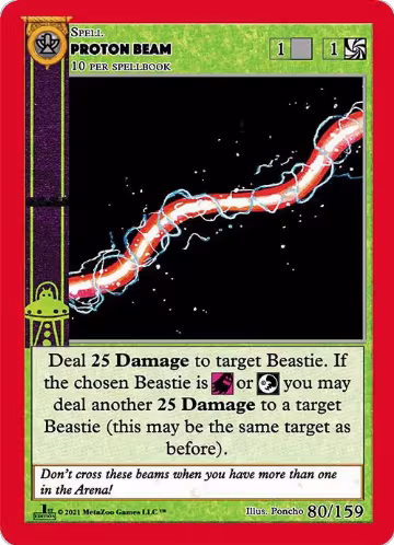 Proton Beam (80), Cryptid Nation: First Edition — MetaZoo card price