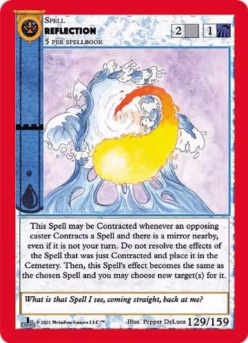 Reflection (129), Cryptid Nation: First Edition — MetaZoo card price