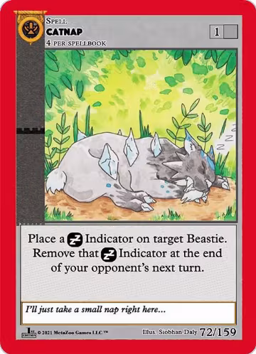 Catnap (72), Cryptid Nation: First Edition — MetaZoo card price