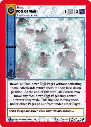 Fog of War (127), Cryptid Nation: First Edition — MetaZoo card price