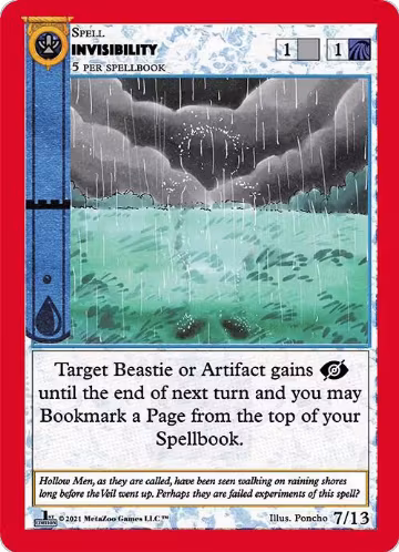 Invisibility (7), Cryptid Nation: First Edition Release Event Deck — MetaZoo card price