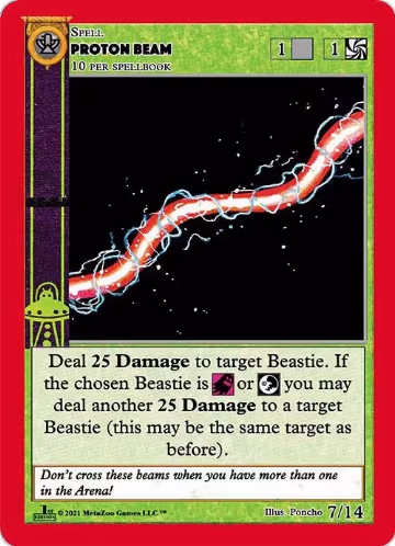 Proton Beam (7), Cryptid Nation: First Edition Release Event Deck — MetaZoo card price