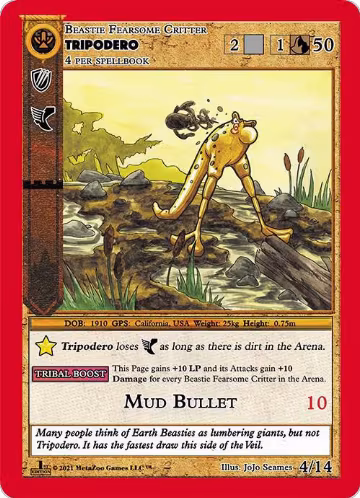 Tripodero (4), Cryptid Nation: First Edition Release Event Deck — MetaZoo card price