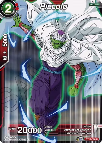 Piccolo (BT14-008), Cross Spirits — DB Super card price