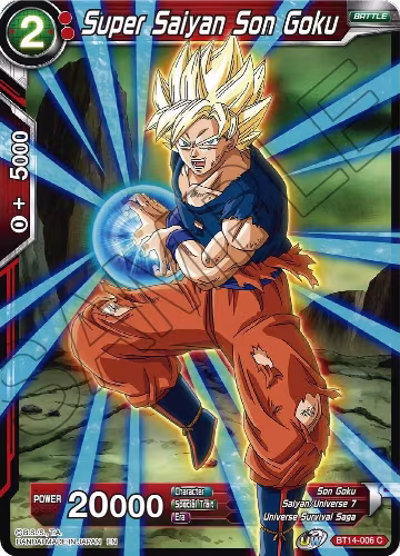 Super Saiyan Son Goku (BT14-006) (BT14-006), Cross Spirits — DB Super card price