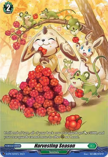 Harvesting Season (D-PR/020EN), D Promo Cards — Vanguard card price