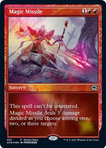 Magic Missile (401), Promo Pack: Adventures in the Forgotten Realms — Magic card price