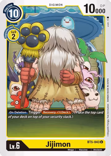 Jijimon (BT5-043 U), Battle of Omni — Digimon card price
