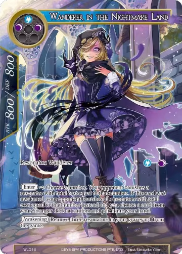 Wanderer in the Nightmare Land (WL016), Promo Cards — Force of Will card price