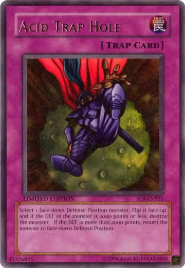 Acid Trap Hole (EU) (SOI-ENSE1), Shadow of Infinity — Yu-Gi-Oh! card price