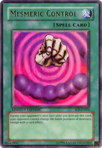 Mesmeric Control (EU) (SOI-ENSE4), Shadow of Infinity — Yu-Gi-Oh! card price