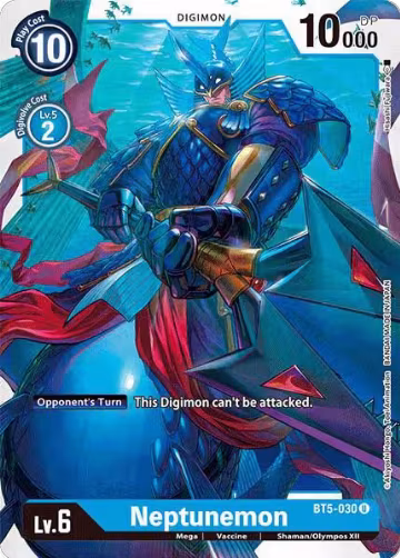 Neptunemon (BT5-030 U), Battle of Omni — Digimon card price