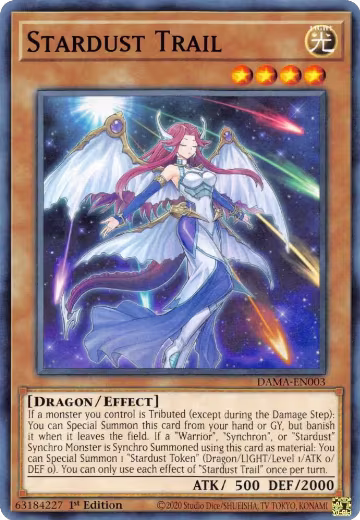 Stardust Trail (DAMA-EN003), Dawn of Majesty — Yu-Gi-Oh! card price