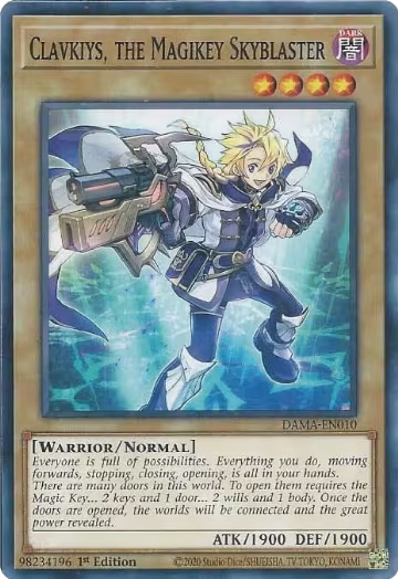 Clavkiys, the Magikey Skyblaster (DAMA-EN010), Dawn of Majesty — Yu-Gi-Oh! card price