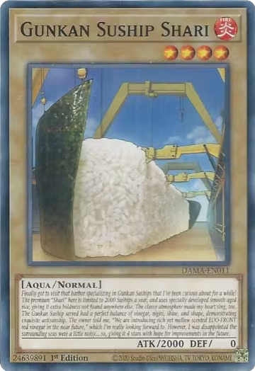 Gunkan Suship Shari (DAMA-EN011), Dawn of Majesty — Yu-Gi-Oh! card price