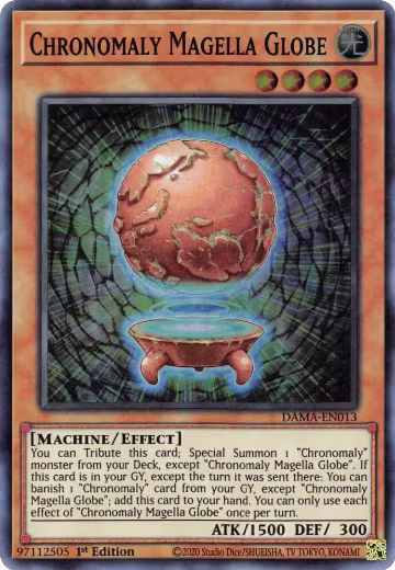 Chronomaly Magella Globe (DAMA-EN013), Dawn of Majesty — Yu-Gi-Oh! card price