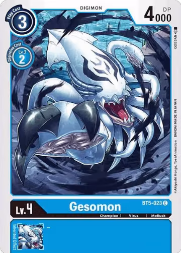 Gesomon (BT5-023 C), Battle of Omni — Digimon card price