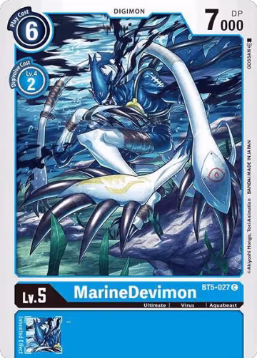 MarineDevimon (BT5-027 C), Battle of Omni — Digimon card price