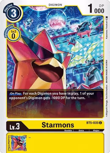 Starmons (BT5-035 C), Battle of Omni — Digimon card price