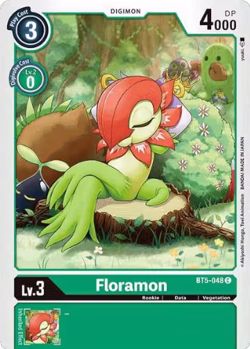 Floramon (BT5-048 C), Battle of Omni — Digimon card price