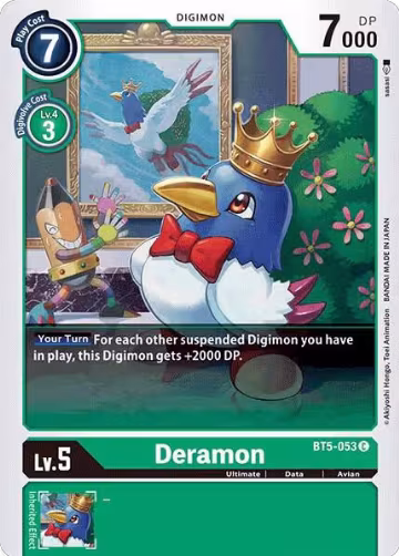 Deramon (BT5-053 C), Battle of Omni — Digimon card price