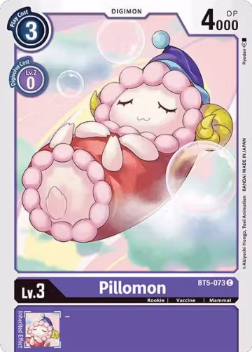 Pillomon (BT5-073 C), Battle of Omni — Digimon card price