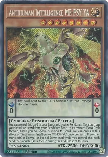 Antihuman Intelligence ME-PSY-YA (DAMA-EN024), Dawn of Majesty — Yu-Gi-Oh! card price