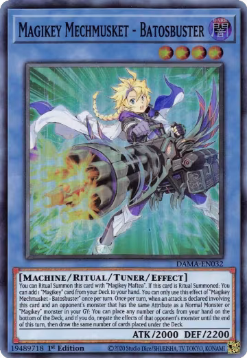 Magikey Mechmusket - Batosbuster (DAMA-EN032), Dawn of Majesty — Yu-Gi-Oh! card price