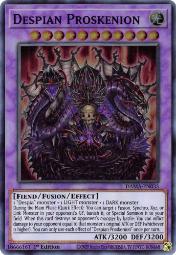 Despian Proskenion (DAMA-EN035), Dawn of Majesty — Yu-Gi-Oh! card price