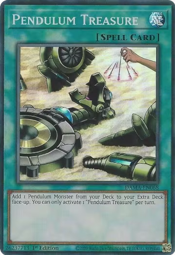 Pendulum Treasure (DAMA-EN068), Dawn of Majesty — Yu-Gi-Oh! card price